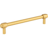 Jeffrey Alexander - 160 mm Center-to-Center Brushed Gold Hayworth Cabinet Bar Pull - Brushed Gold