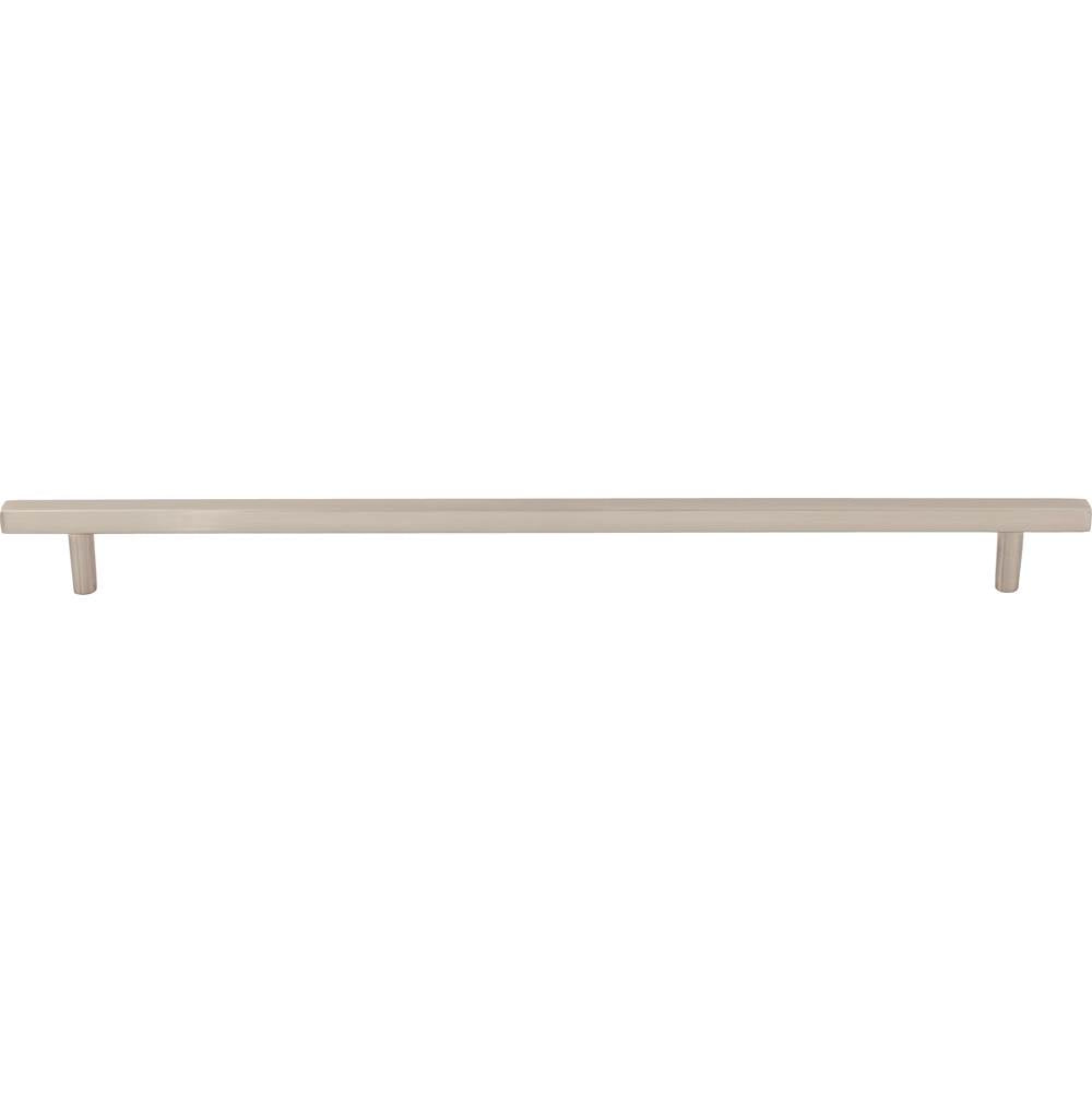 305 mm Center-to-Center Satin Nickel Square Dominique Cabinet Bar Pull