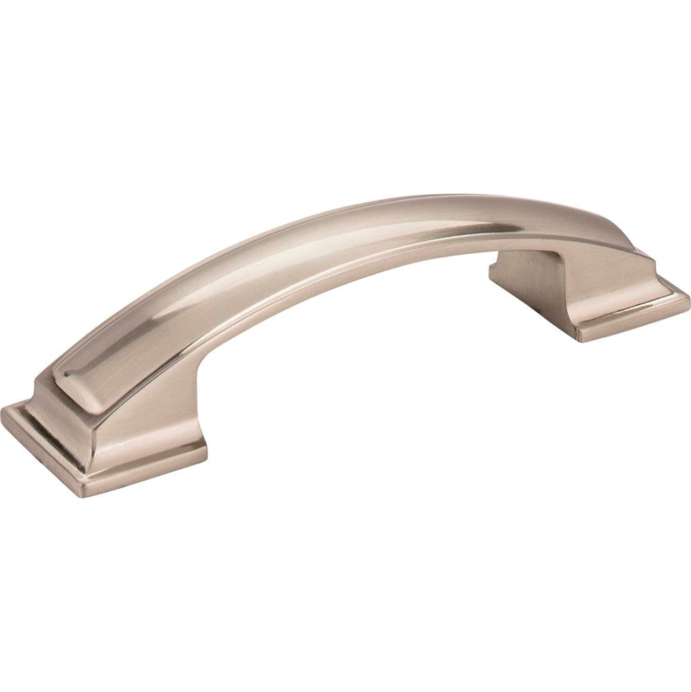 Jeffrey Alexander - 96 mm Center-to-Center Satin Nickel Square Annadale Cabinet Pull - Satin Nickel