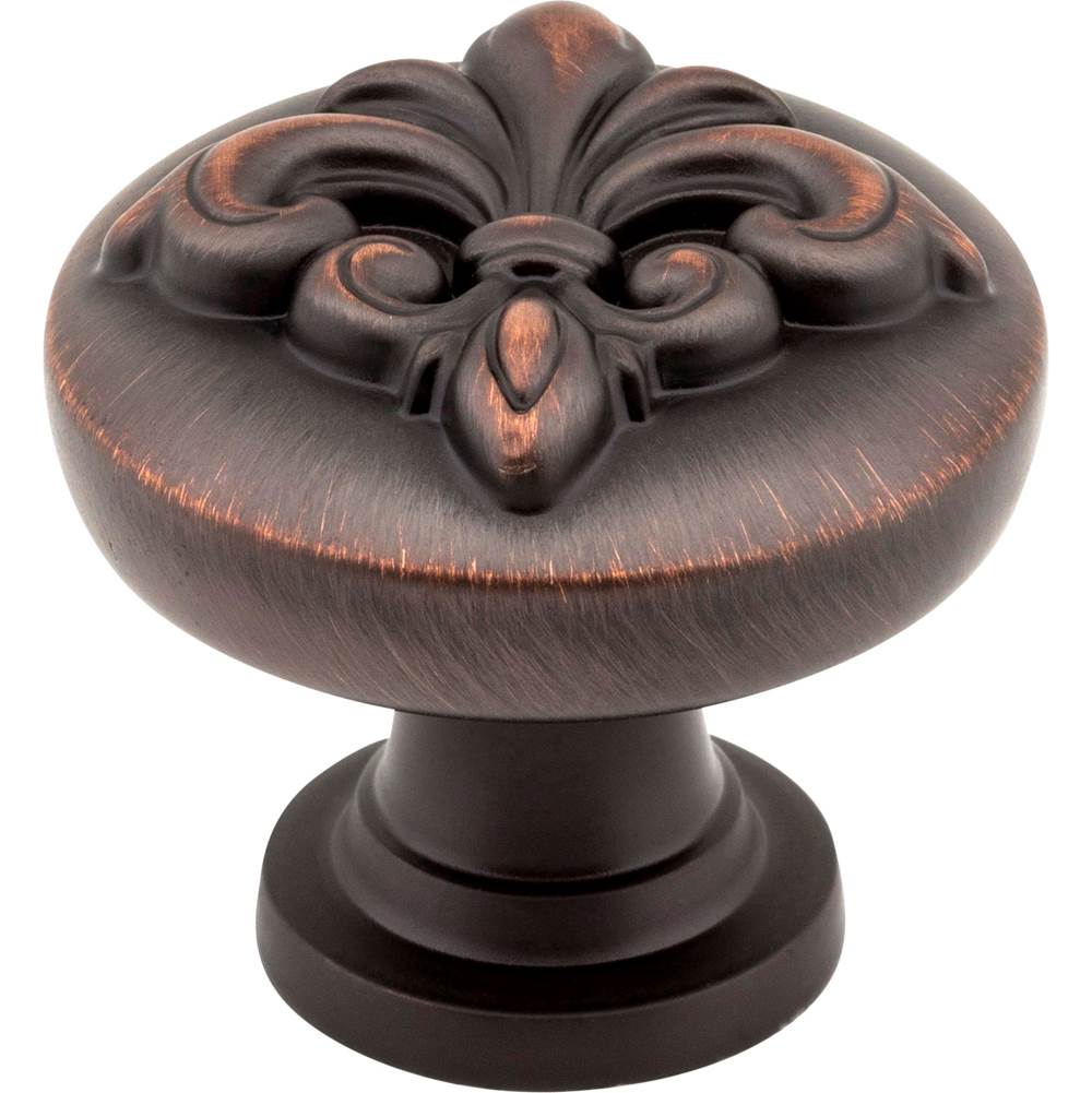 Jeffrey Alexander - 1-3/8'' Diameter Brushed Oil Rubbed Bronze Lafayette Cabinet Knob - Brushed Oil Rubbed Bronze