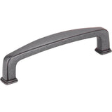 Jeffrey Alexander - 96 mm Center-to-Center Gun Metal Square Milan 1 Cabinet Pull - Gun Metal