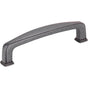 Jeffrey Alexander - 96 mm Center-to-Center Gun Metal Square Milan 1 Cabinet Pull - Gun Metal