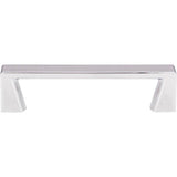 96 mm Center-to-Center Polished Chrome Square Boswell Cabinet Pull