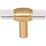 2'' Brushed Gold Carmen Cabinet ''T'' Knob
