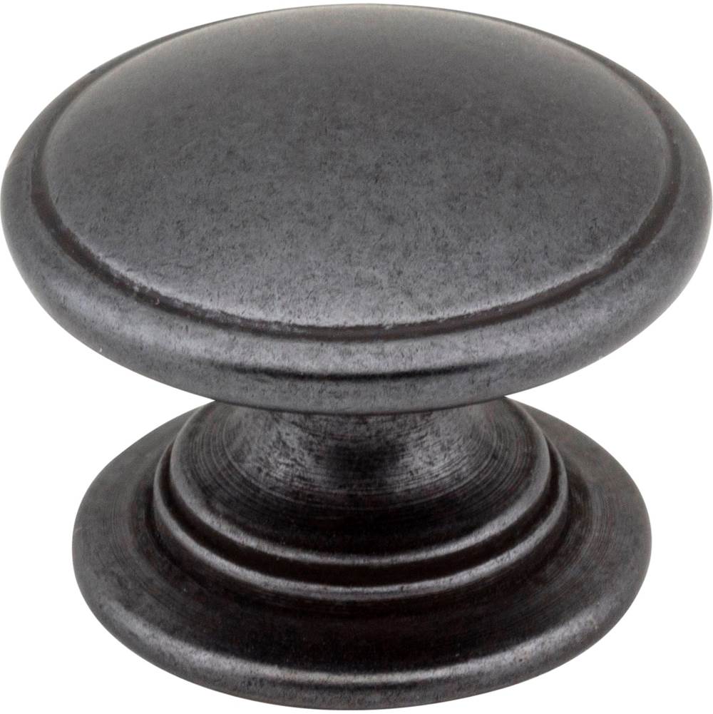 Jeffrey Alexander - 1-1/4'' Diameter Gun Metal Durham Cabinet Knob - Gun Metal