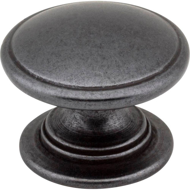 Jeffrey Alexander - 1-1/4'' Diameter Gun Metal Durham Cabinet Knob - Gun Metal