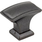Jeffrey Alexander - 1-1/2'' Overall Length Gun Metal Rectangle Annadale Cabinet Knob - Gun Metal