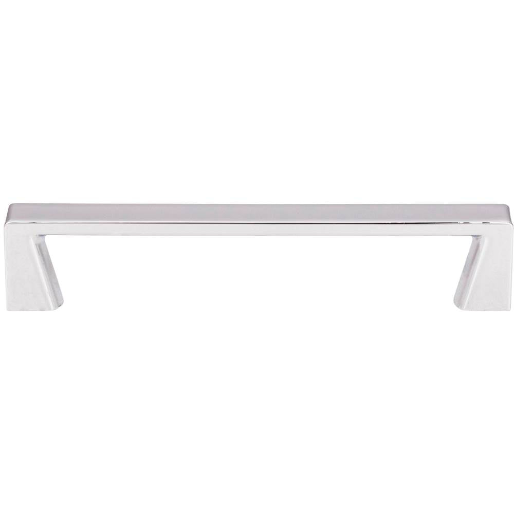 128 mm Center-to-Center Polished Chrome Square Boswell Cabinet Pull