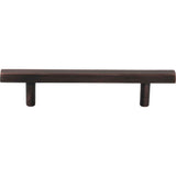 96 mm Center-to-Center Brushed Oil Rubbed Bronze Square Dominique Cabinet Bar Pull