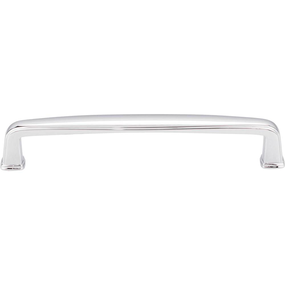 128 mm Center-to-Center Polished Chrome Square Milan 1 Cabinet Pull