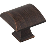 Jeffrey Alexander - 1-1/4'' Overall Length  Brushed Oil Rubbed Bronze Roman Cabinet Knob - Brushed Oil Rubbed Bronze