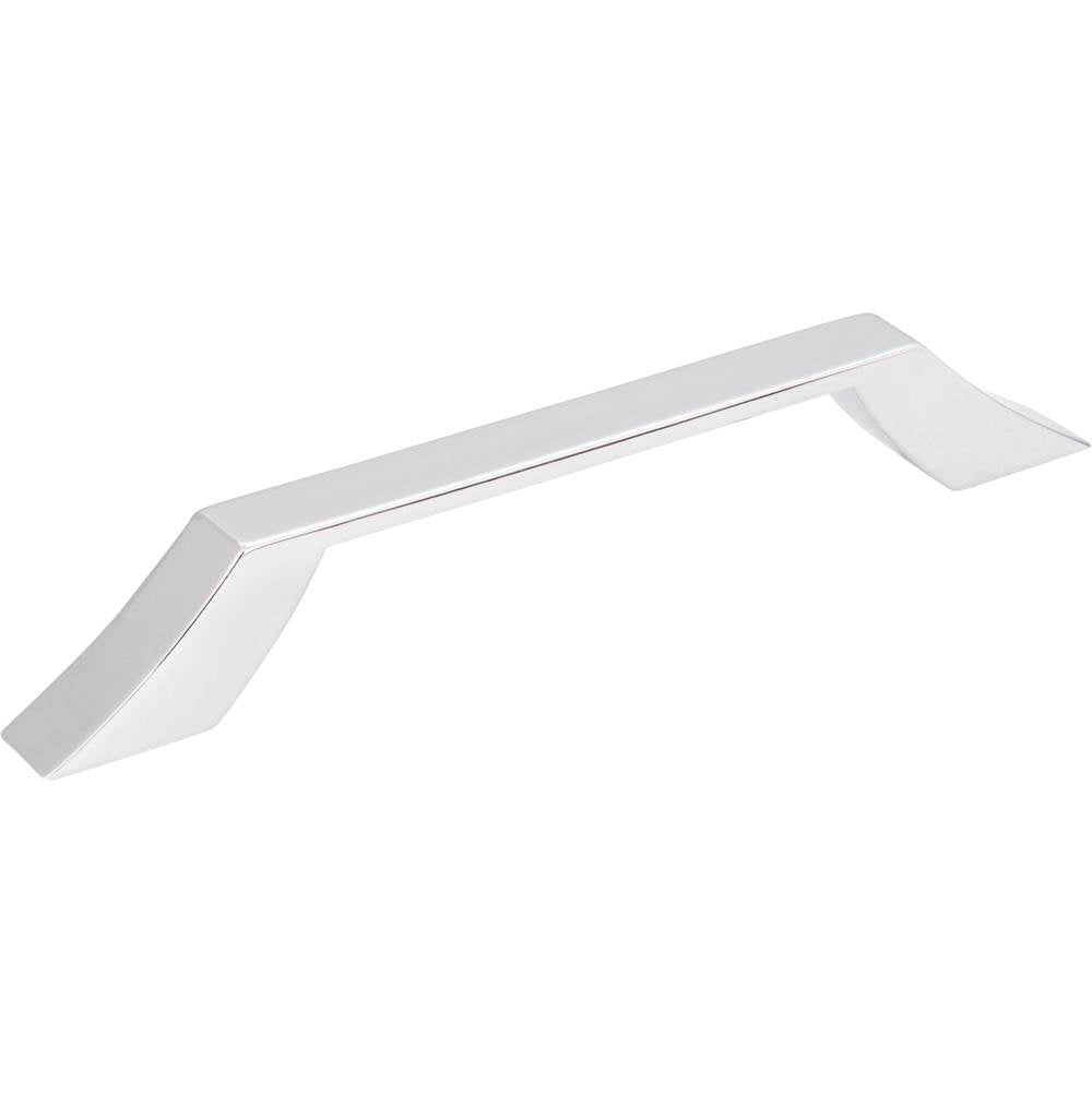 Jeffrey Alexander - 128 mm Center-to-Center Polished Chrome Square Royce Cabinet Pull - Polished Chrome
