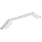 Jeffrey Alexander - 128 mm Center-to-Center Polished Chrome Square Royce Cabinet Pull - Polished Chrome