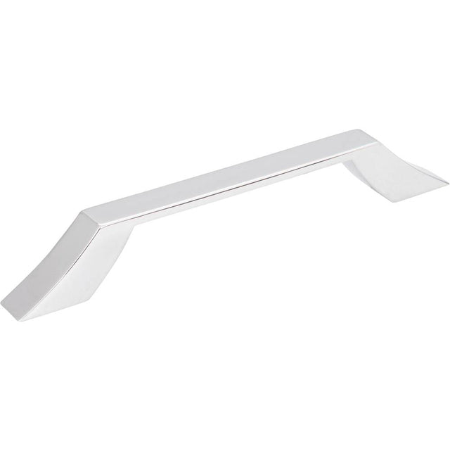 Jeffrey Alexander - 128 mm Center-to-Center Polished Chrome Square Royce Cabinet Pull - Polished Chrome