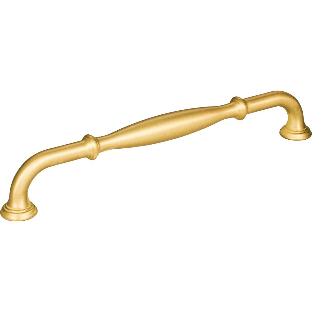Jeffrey Alexander - 192 mm Center-to-Center Brushed Gold Tiffany Cabinet Pull - Brushed Gold