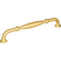 Jeffrey Alexander - 192 mm Center-to-Center Brushed Gold Tiffany Cabinet Pull - Brushed Gold