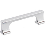 Jeffrey Alexander - 96 mm Center-to-Center Polished Chrome Sullivan Cabinet Pull - Polished Chrome