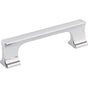 Jeffrey Alexander - 96 mm Center-to-Center Polished Chrome Sullivan Cabinet Pull - Polished Chrome