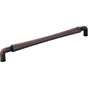 Jeffrey Alexander - 12'' Center-to-Center Brushed Oil Rubbed Bronze Barrel Bremen 2 Appliance Handle - Brushed Oil Rubbed Bronze