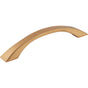 Jeffrey Alexander - 128 mm Center-to-Center Satin Bronze Flared Philip Cabinet Pull - Satin Bronze
