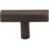 2'' Brushed Oil Rubbed Bronze Dominique Cabinet ''T'' Knob