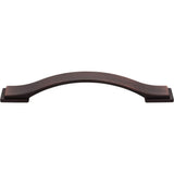 128 mm Center-to-Center Brushed Oil Rubbed Bronze Strap Mirada Cabinet Pull