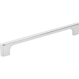 Jeffrey Alexander - 192 mm Center-to-Center Polished Chrome Asymmetrical Leyton Cabinet Pull - Polished Chrome