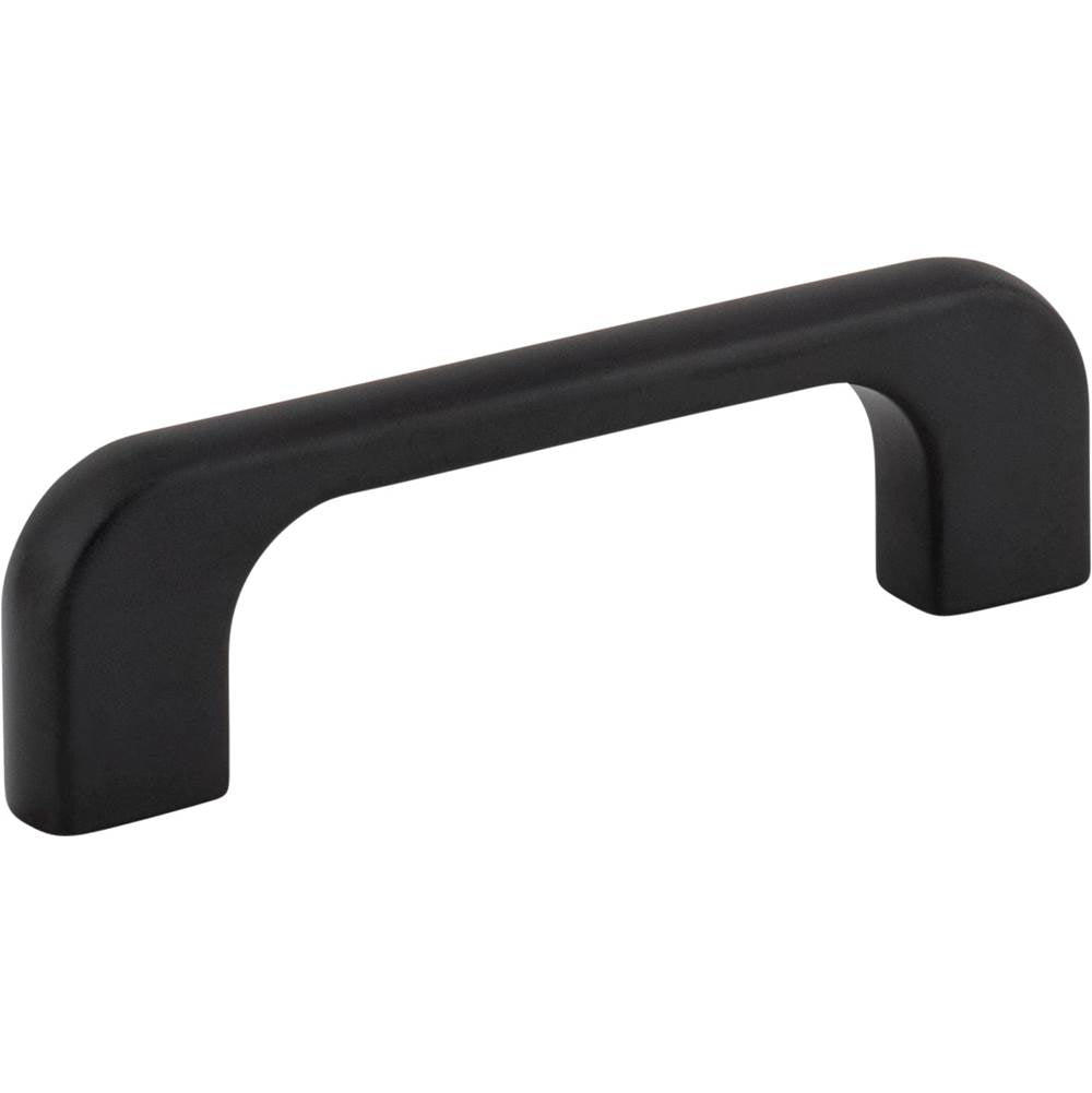 Jeffrey Alexander - 3'' Center-to-Center Matte Black Alvar Cabinet Pull - Matte Black