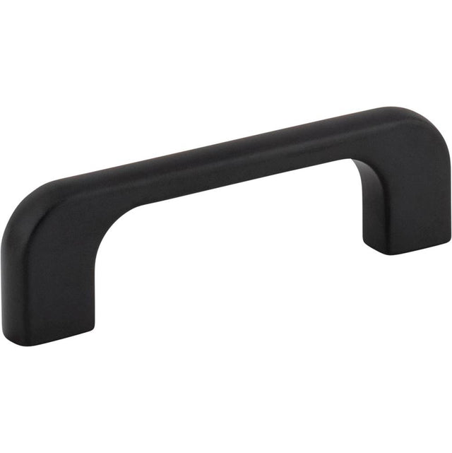 Jeffrey Alexander - 3'' Center-to-Center Matte Black Alvar Cabinet Pull - Matte Black