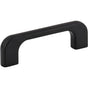 Jeffrey Alexander - 3'' Center-to-Center Matte Black Alvar Cabinet Pull - Matte Black