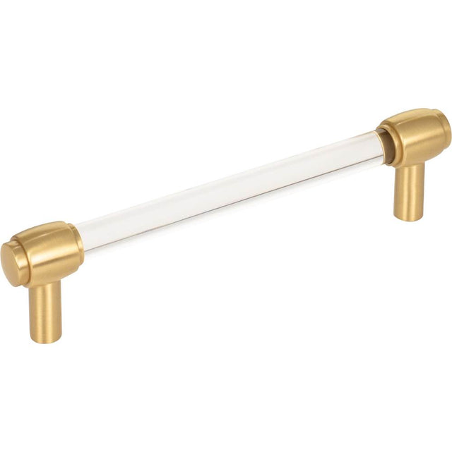 Jeffrey Alexander - 128 mm Center-to-Center Brushed Gold Carmen Cabinet Bar Pull - Brushed Gold