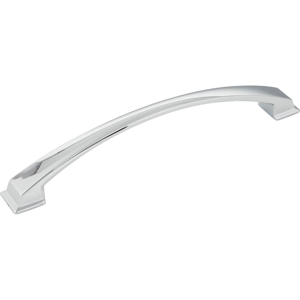 Jeffrey Alexander - 192 mm Center-to-Center Polished Chrome Arched Roman Cabinet Pull - Polished Chrome