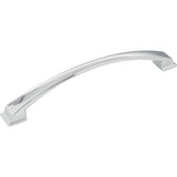Jeffrey Alexander - 192 mm Center-to-Center Polished Chrome Arched Roman Cabinet Pull - Polished Chrome