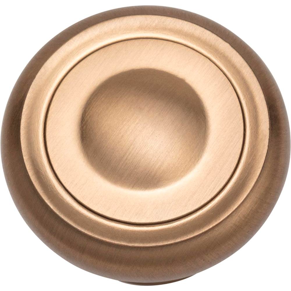1-1/4'' Diameter Satin Bronze Bremen 1 Cabinet Knob