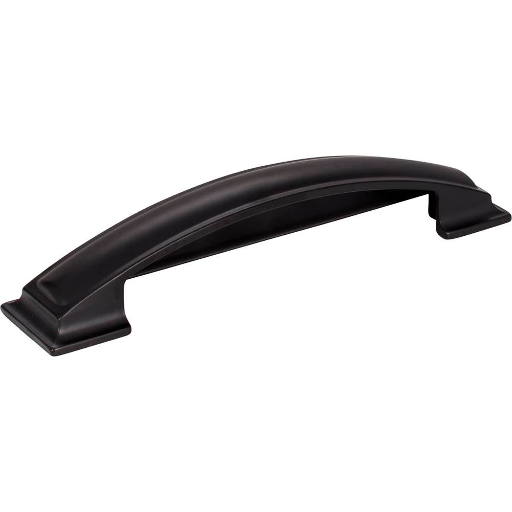 Jeffrey Alexander - 128 mm Center-to-Center Matte Black Square Annadale Cabinet Cup Pull - Matte Black