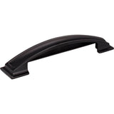 Jeffrey Alexander - 128 mm Center-to-Center Matte Black Square Annadale Cabinet Cup Pull - Matte Black