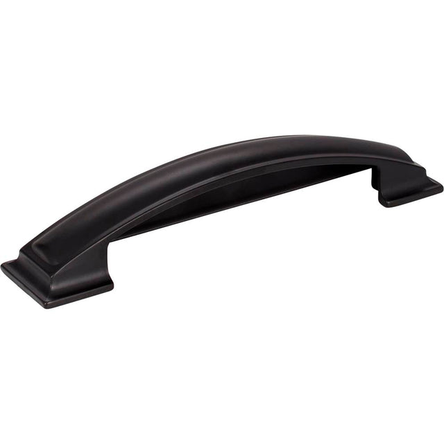 Jeffrey Alexander - 128 mm Center-to-Center Matte Black Square Annadale Cabinet Cup Pull - Matte Black