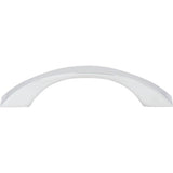 96 mm Center-to-Center Polished Chrome Flared Philip Cabinet Pull