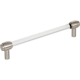 Jeffrey Alexander - 160 mm Center-to-Center Satin Nickel Carmen Cabinet Bar Pull - Satin Nickel