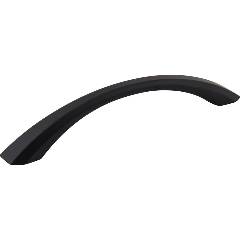 Jeffrey Alexander - 128 mm Center-to-Center Matte Black Wheeler Cabinet Pull - Matte Black
