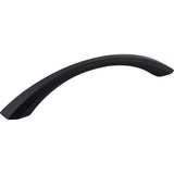 Jeffrey Alexander - 128 mm Center-to-Center Matte Black Wheeler Cabinet Pull - Matte Black
