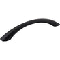 Jeffrey Alexander - 128 mm Center-to-Center Matte Black Wheeler Cabinet Pull - Matte Black