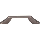 96 mm Center-to-Center Brushed Pewter Square Royce Cabinet Pull