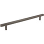Jeffrey Alexander - 12'' Center-to-Center Brushed Pewter Square Dominique Appliance Handle - Brushed Pewter