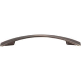 128 mm Center-to-Center Brushed Pewter Flared Regan Cabinet Pull