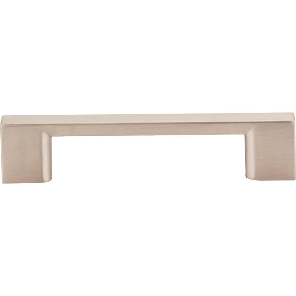 96 mm Center-to-Center Satin Nickel Square Sutton Cabinet Bar Pull