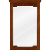 Jeffrey Alexander - 22'' W x 1-1/2'' D x 34'' H Chocolate Chatham mirror - Chocolate