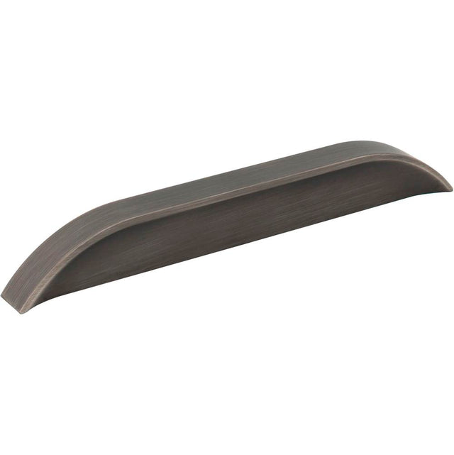 Jeffrey Alexander - 128 mm / 160 mm Center-to-Center Brushed Pewter Elara Cabinet Pinch Pull - Brushed Pewter