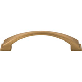 128 mm Center-to-Center Brushed Gold Arched Roman Cabinet Pull
