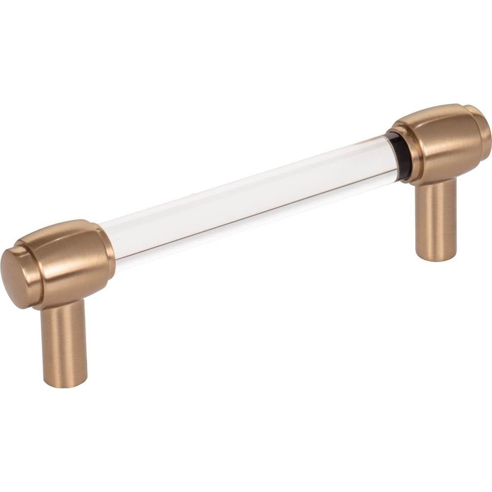 Jeffrey Alexander - 96 mm Center-to-Center Satin Bronze Carmen Cabinet Bar Pull - Satin Bronze
